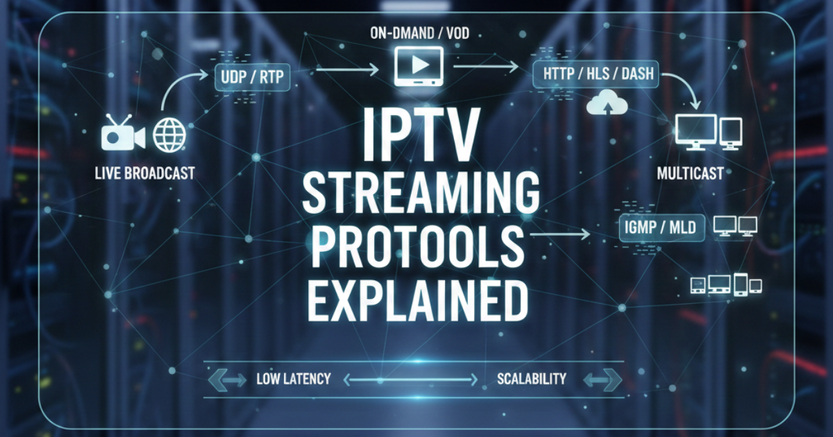 IPTV streaming protocols explained