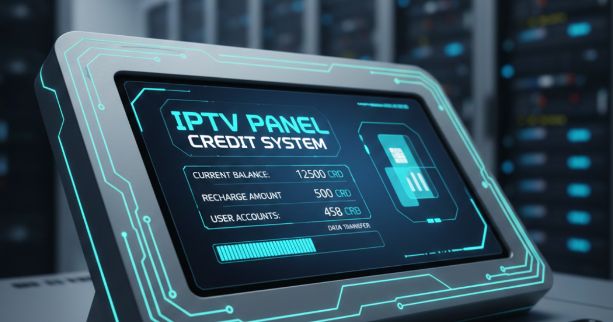 IPTV Panel Credit System