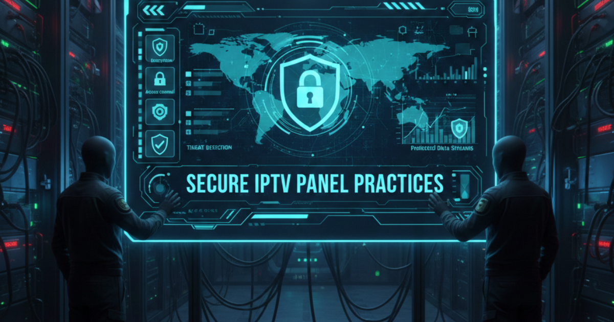 Secure IPTV panel practices