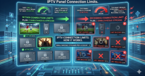IPTV panel connection limits