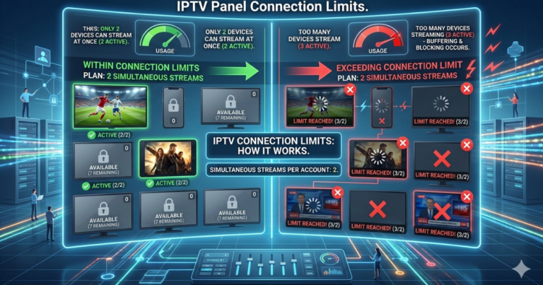 IPTV Panel Connection Limits