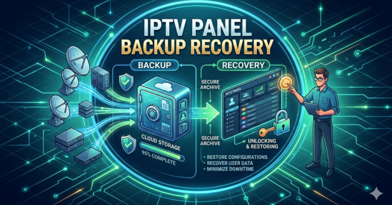 IPTV Panel Backup and Recovery