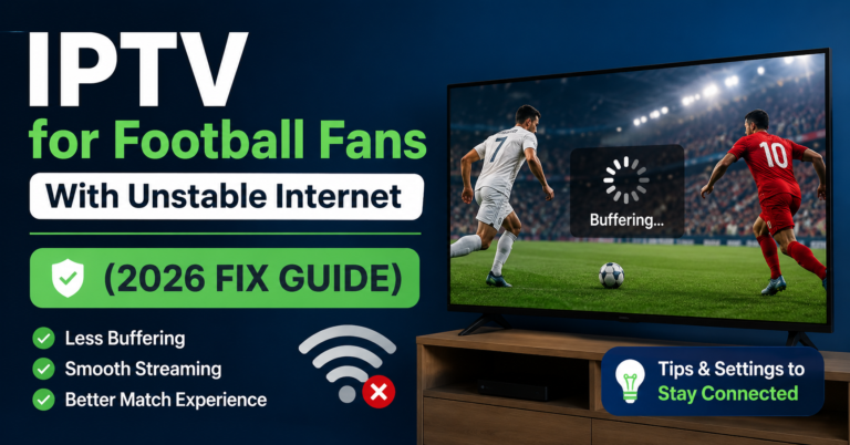 IPTV for football fans with unstable internet