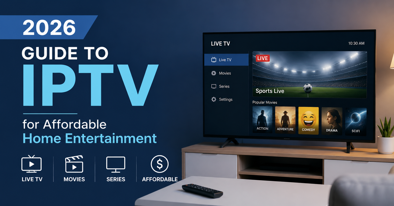 IPTV for affordable home entertainment