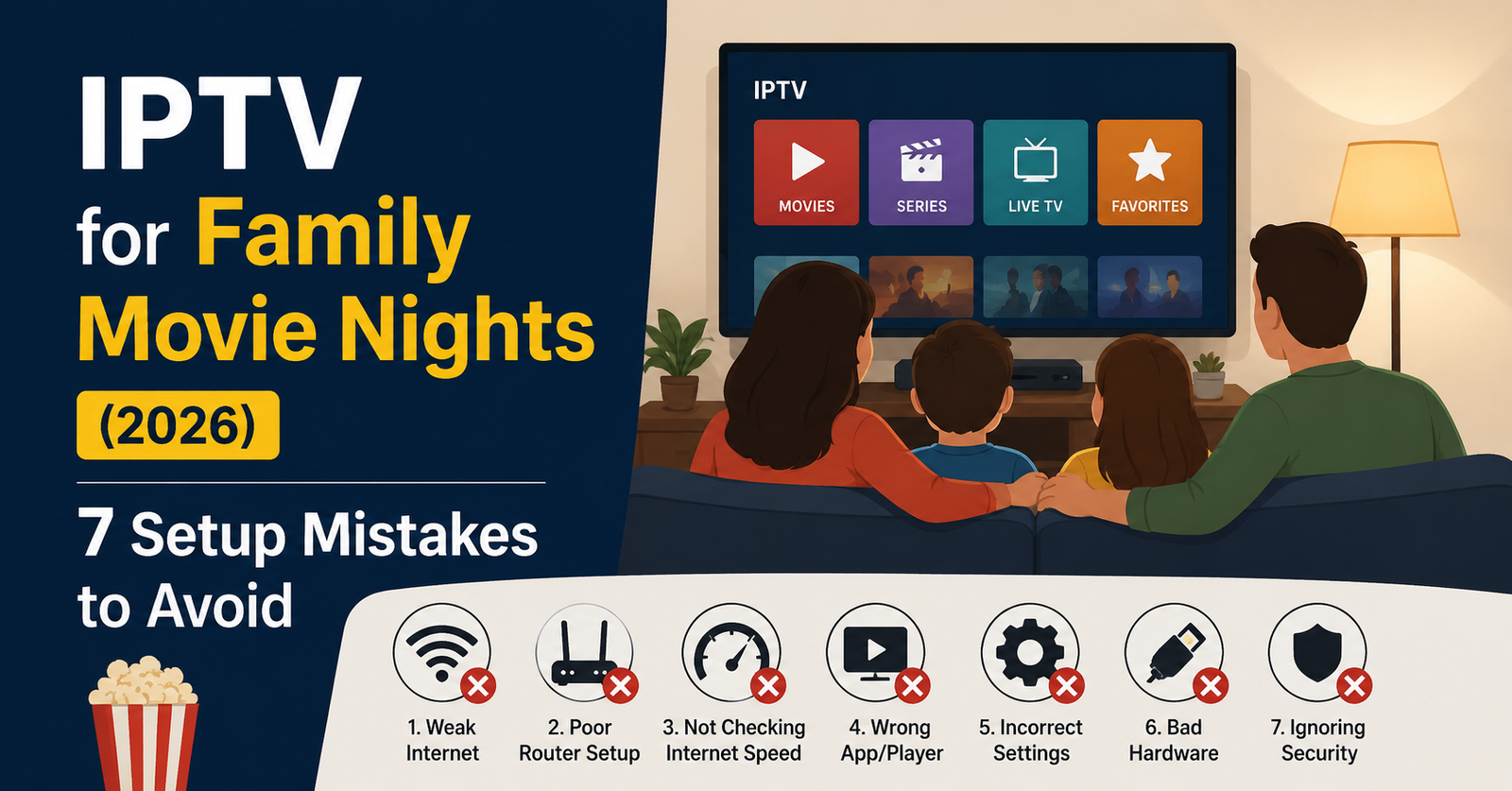 IPTV for family movie nights