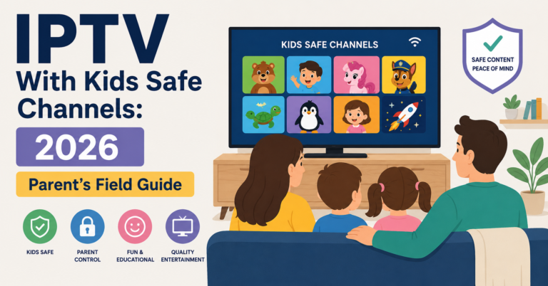IPTV with kids safe channels