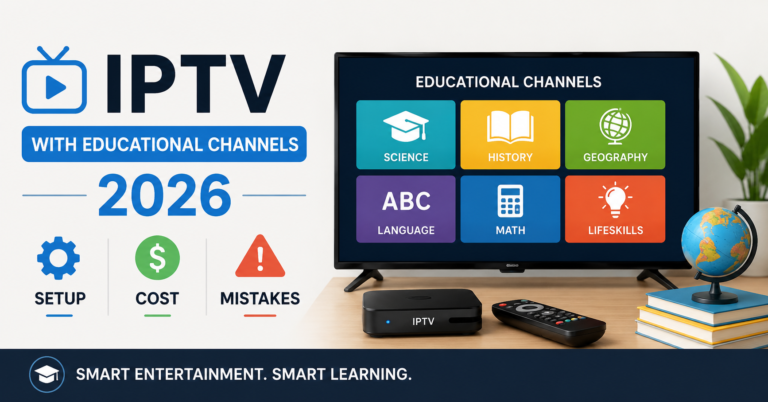 IPTV with educational channels